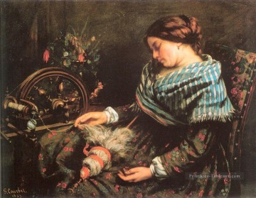 réalisme réaliste Tableau Peinture - Le Réalisateur Spinner Réaliste réalisme peintre Gustave Courbet